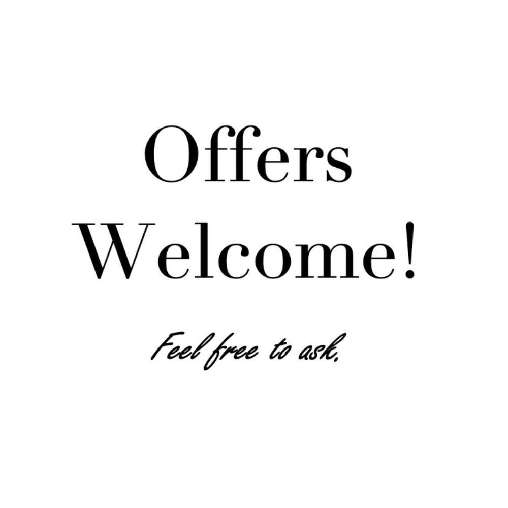 Make a reasonable offer!